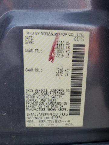 2015 NISSAN ALTIMA 2.5 - 1N4AL3AP8FN407705