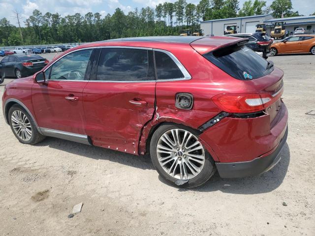 Vin: 2lmtj6lr7gbl84133, lot: 57279505, lincoln mkx reserve 20162