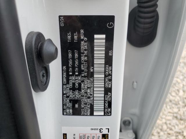 2024 TOYOTA 4RUNNER SR JTENU5JRXR6302745