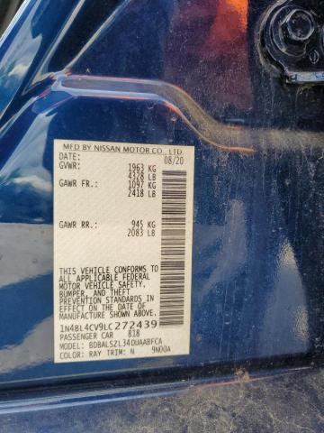 2020 NISSAN ALTIMA SR - 1N4BL4CV9LC272439