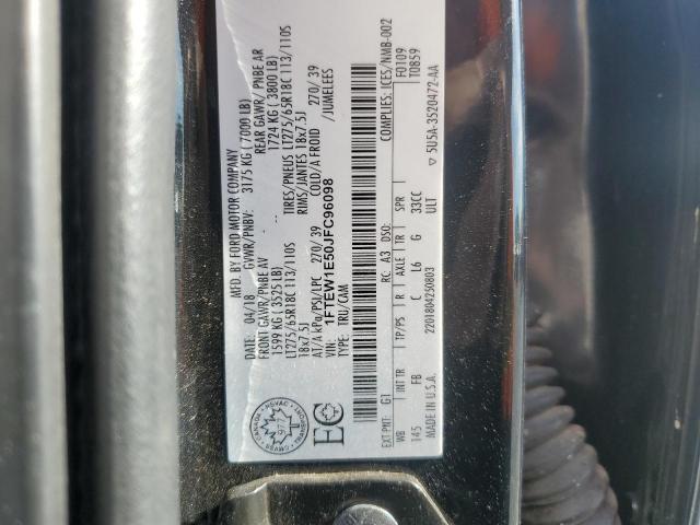2018 FORD F150 SUPER - 1FTEW1E50JFC96098