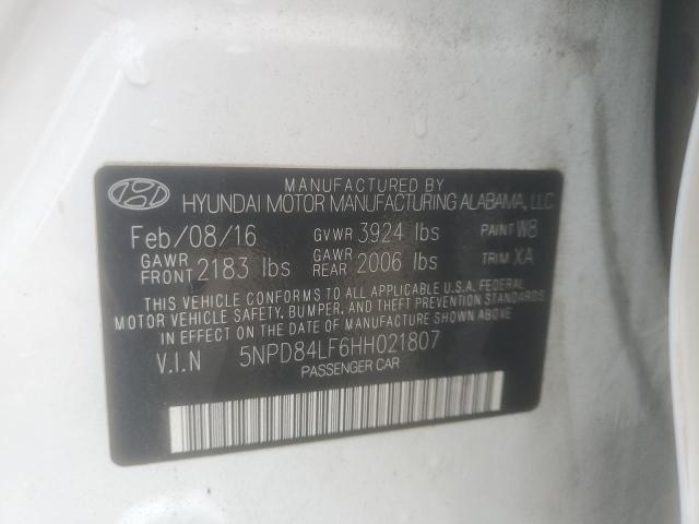 2017 HYUNDAI ELANTRA LI - 5NPD84LF6HH021807