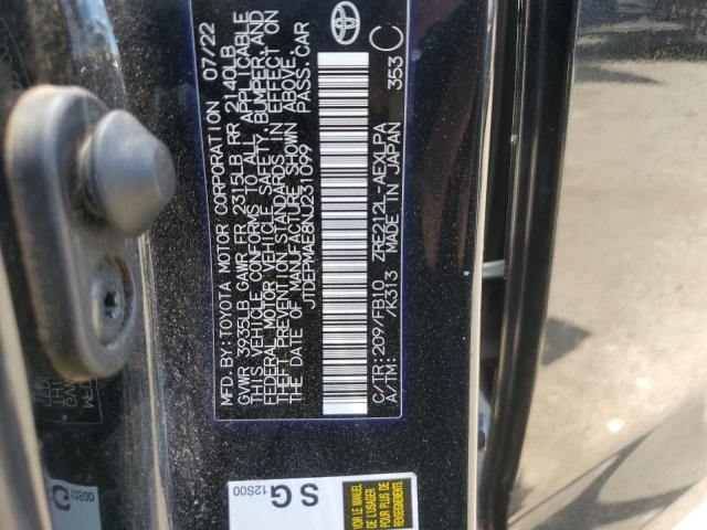 2022 TOYOTA COROLLA LE - JTDEPMAE8NJ231099