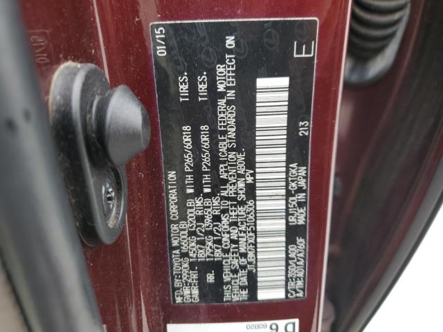 2015 LEXUS GX 460 JTJBM7FX0F5106306