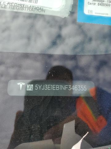 2022 TESLA MODEL 3 - 5YJ3E1EB1NF346355
