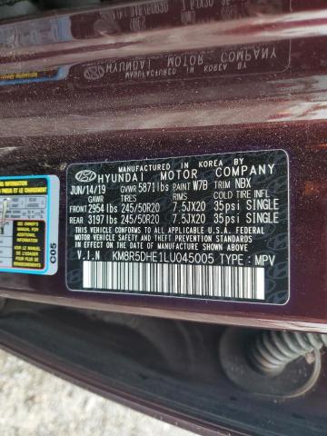 2020 HYUNDAI PALISADE L KM8R5DHE1LU045005