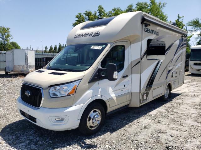 FORD TRANSIT T- 2020 beige  gas 1FDRU8PG0LKB50952 photo #3