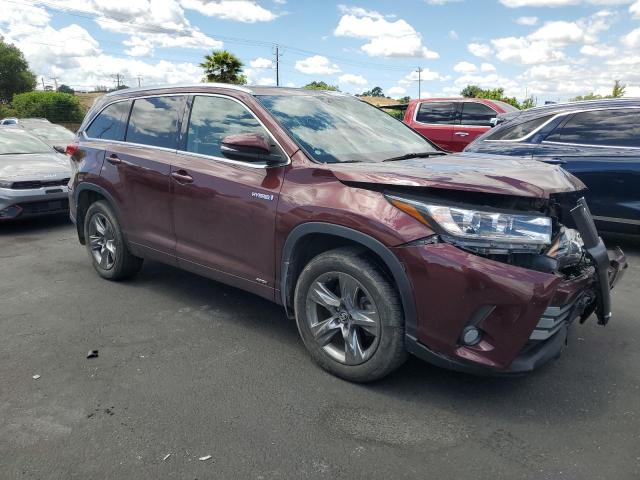 Vin: 5tddgrfh4hs022168, lot: 56943285, toyota highlander hybrid limited 20174