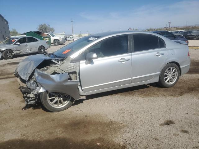 HONDA CIVIC LX 2009 silver  gas 19XFA15589E033396 photo #1