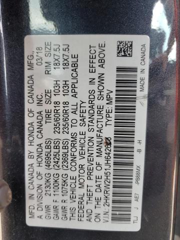 2018 HONDA CR-V EX 2HKRW2H51JH642653