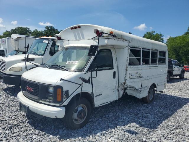 GMC SAVANA CUT 2002 white cutaway gas 1GDHG31R321104732 photo #3