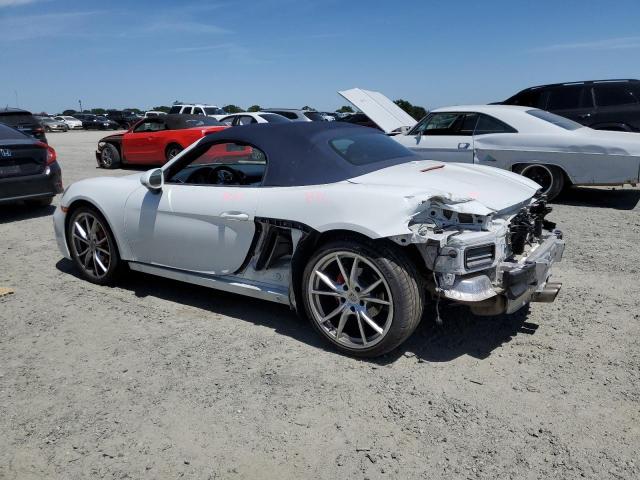 PORSCHE BOXSTER S 2017 white  gas WP0CB2A84HS241258 photo #3
