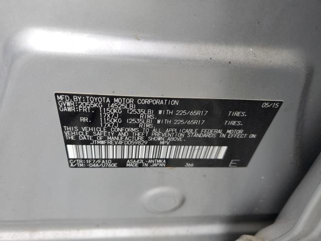 2015 TOYOTA RAV4 XLE - JTMWFREV4FD059829