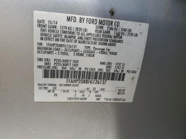 2015 FORD TAURUS SE 1FAHP2D88FG126137