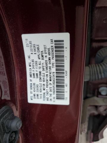 2016 HONDA ACCORD EXL 1HGCR3F0XGA023478