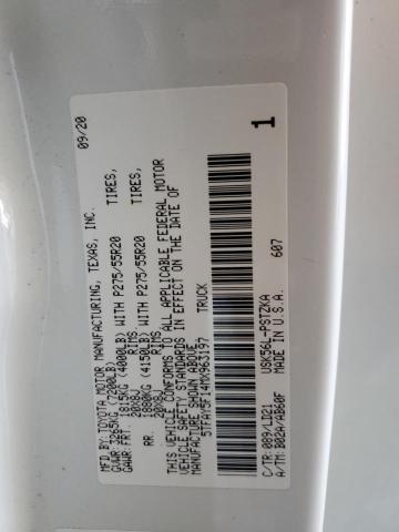 2021 TOYOTA TUNDRA CRE - 5TFAY5F14MX963197