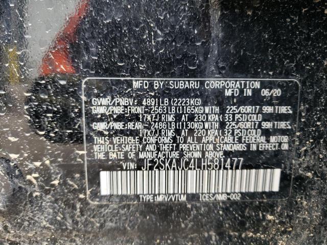 2020 SUBARU FORESTER P - JF2SKAJC4LH581477