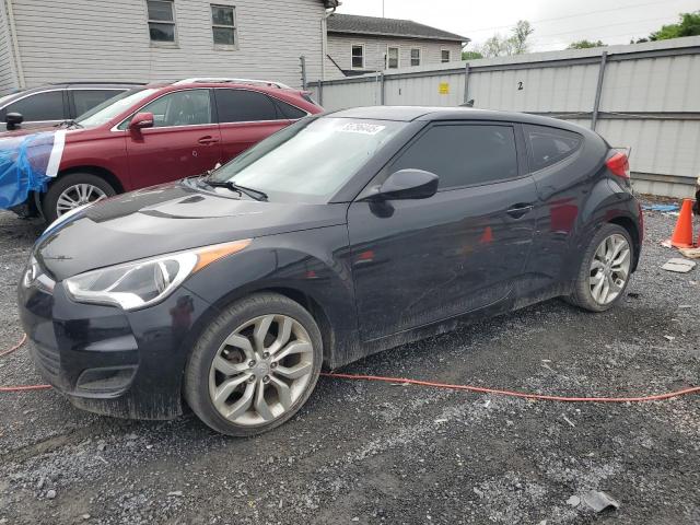 HYUNDAI VELOSTER 2016 black coupe 3d gas KMHTC6AD7GU294584 photo #1