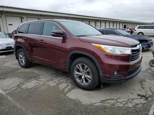 Vin: 5tdbkrfh1es022503, lot: 57419365, toyota highlander le 20144
