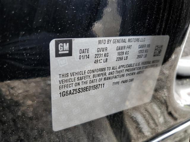 2014 CADILLAC CTS PREMIU - 1G6AZ5S38E0158711