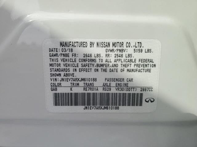 2018 INFINITI Q50 LUXE - JN1EV7ARXJM610188