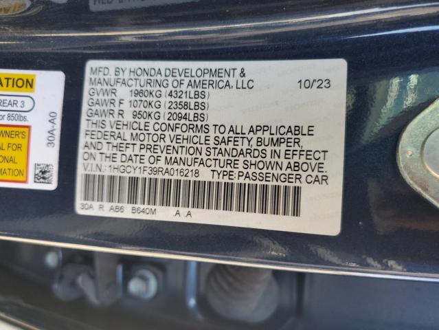 2024 HONDA ACCORD EX - 1HGCY1F39RA016218