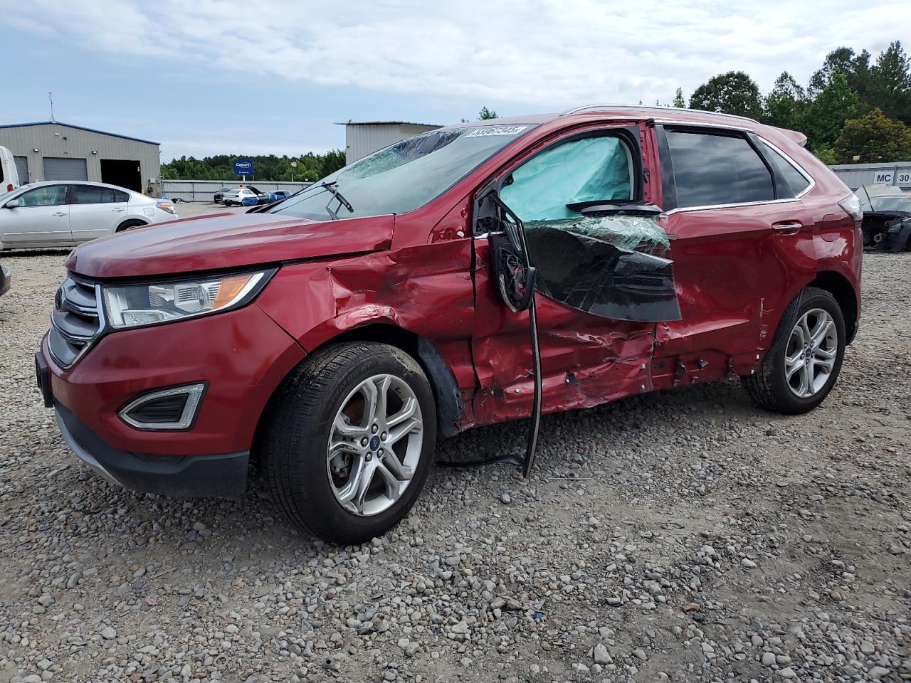 Lot #3302790899 2017 FORD EDGE TITAN