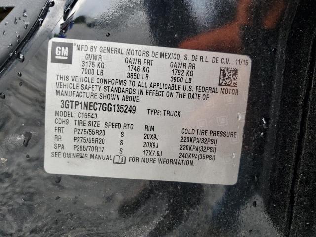 2016 GMC SIERRA C15 - 3GTP1NEC7GG135249