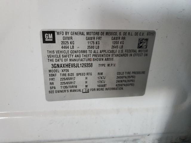 2018 CHEVROLET EQUINOX LS - 3GNAXHEV8JL129358