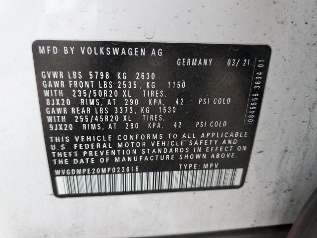 2021 VOLKSWAGEN ID.4 FIRST WVGDMPE20MP022615