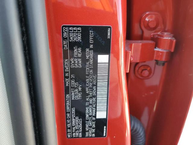 2023 VOLVO XC60 PLUS YV4L12RN9P1253565