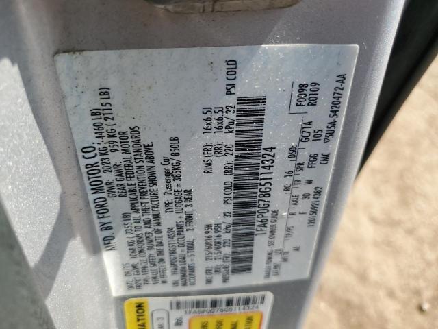 2016 FORD FUSION S 1FA6P0G78G5114324