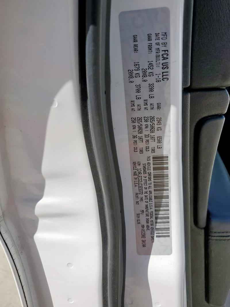 2018 JEEP GRAND CHER 1C4RJECG3JC323372