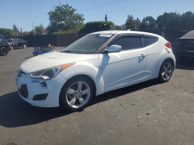 HYUNDAI VELOSTER 2014 white  gas KMHTC6ADXEU209203 photo #1