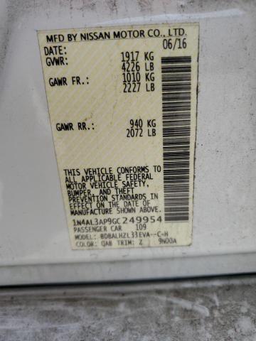 2016 NISSAN ALTIMA 2.5 - 1N4AL3AP9GC249954