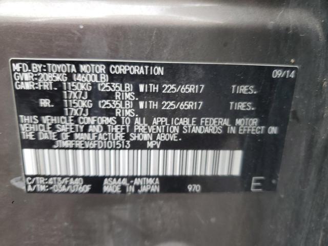 2015 TOYOTA RAV4 XLE - JTMRFREV6FD101513