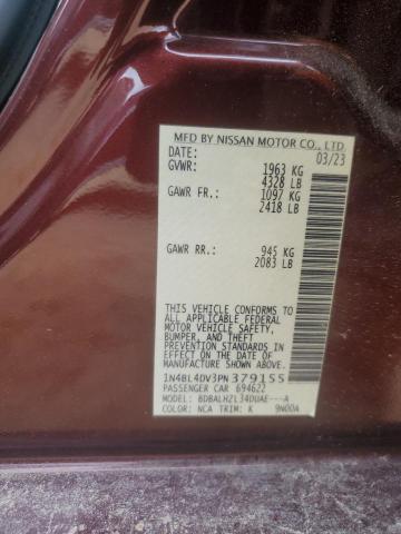 2023 NISSAN ALTIMA SV - 1N4BL4DV3PN379155