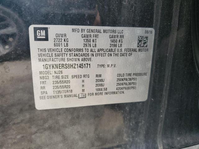 2017 CADILLAC XT5 PREMIU - 1GYKNERS8HZ145171