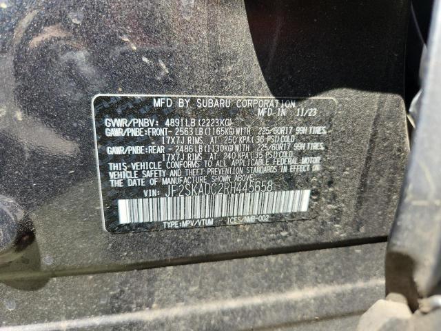 2024 SUBARU FORESTER P JF2SKADC2RH445658