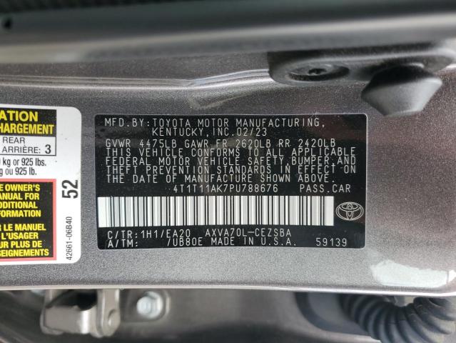 2023 TOYOTA CAMRY SE N - 4T1T11AK7PU788676