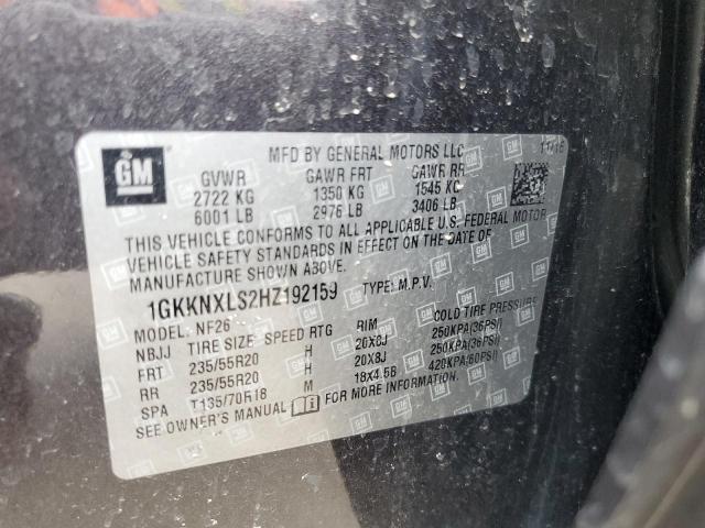 2017 GMC ACADIA DEN - 1GKKNXLS2HZ192159