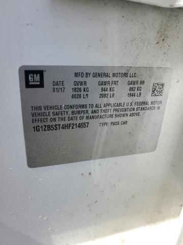 2017 CHEVROLET MALIBU LS 1G1ZB5ST4HF214657