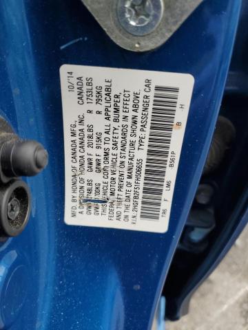 2015 HONDA CIVIC LX - 2HGFB2F51FH506655