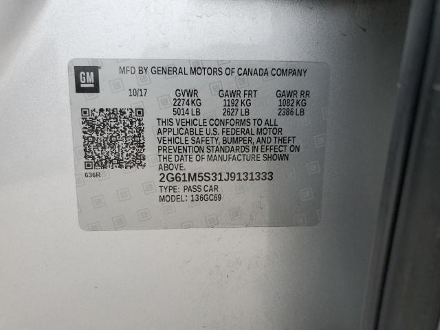 2018 CADILLAC XTS LUXURY 2G61M5S31J9131333