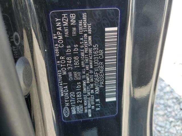2020 HYUNDAI VELOSTER B - KMHTG6AFXLU031635