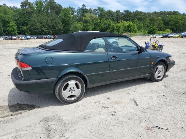 SAAB 900 S 1997 green converti gas YS3DD75B1V7013050 photo #4