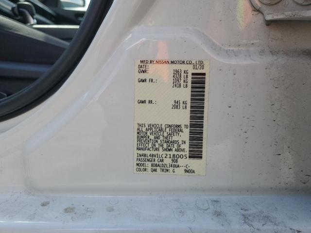 2020 NISSAN ALTIMA S - 1N4BL4BV1LC218005