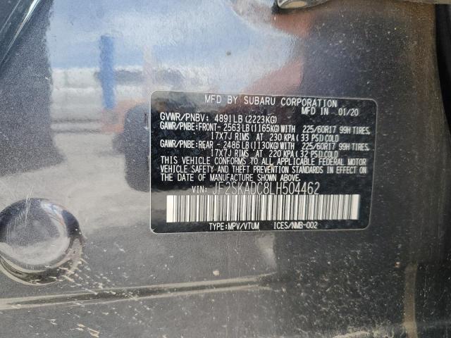 2020 SUBARU FORESTER JF2SKADC8LH504462