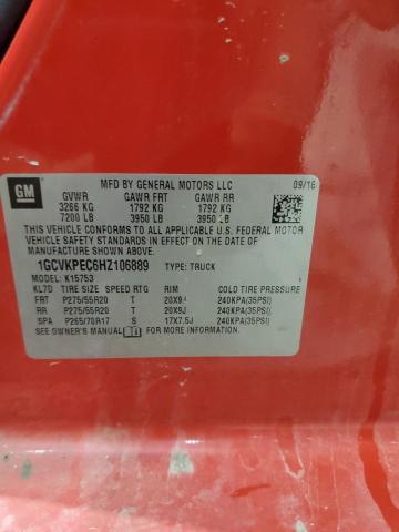 2017 CHEVROLET SILVERADO #3290246269