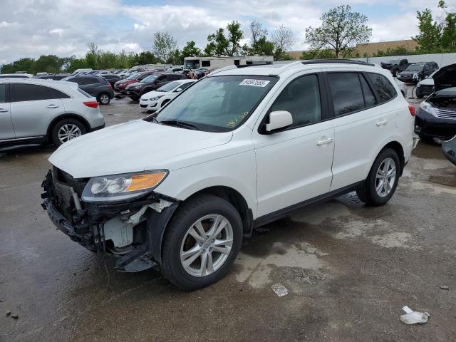 HYUNDAI SANTA FE S 2012 white  gas 5XYZHDAG3CG098099 photo #1